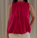 Blouse dos nu "Lilas" Fushia