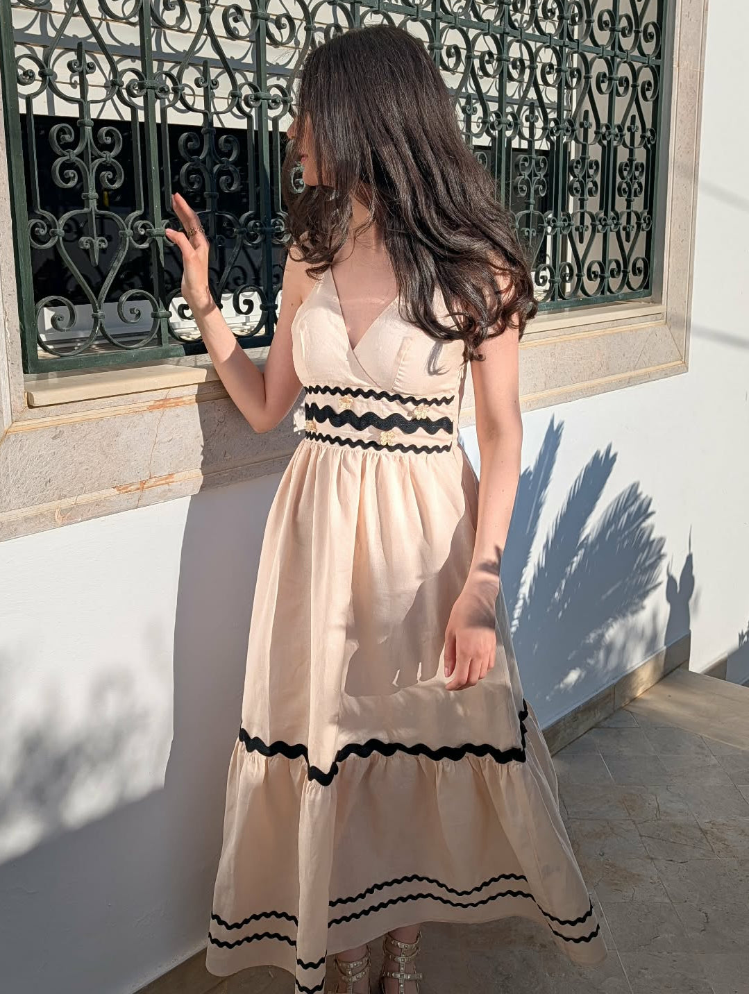 Robe " Emma" Beige